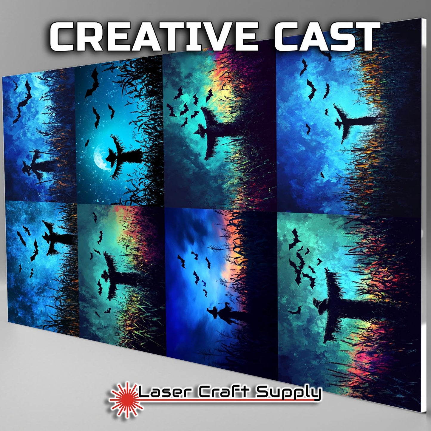 Scary Scare Crow - Halloween - Creative Tile