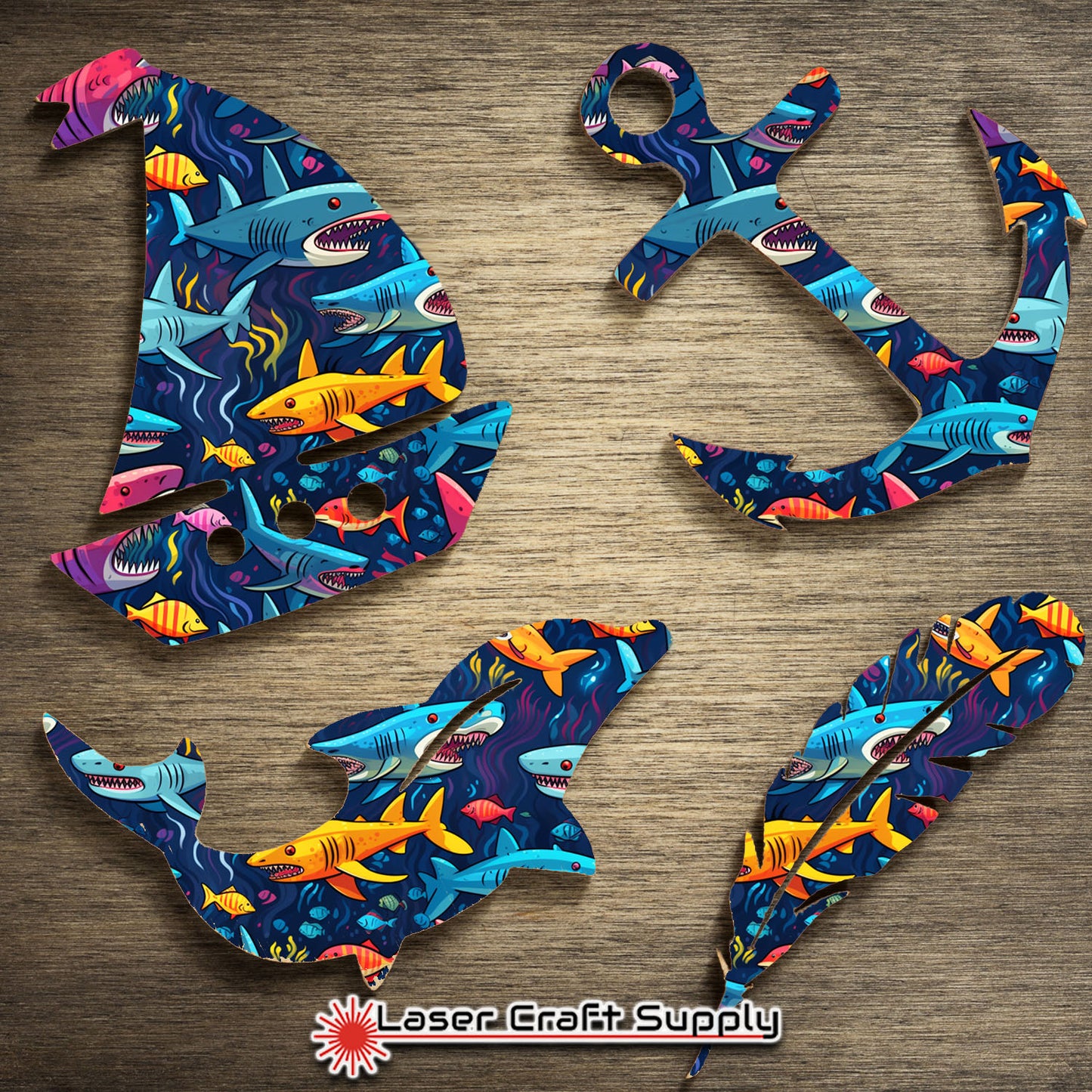 Creative Cast Acrylics - Sharks