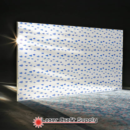 Simple Blue Christmas Trees - Creative Cast