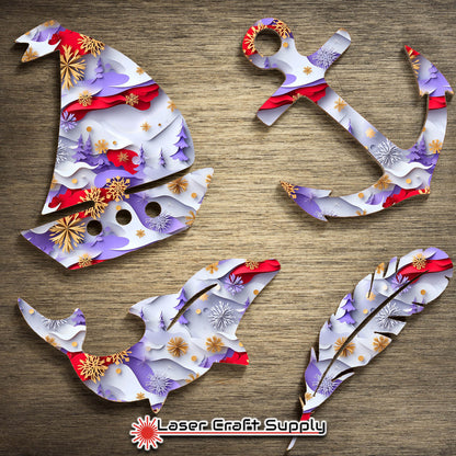 Snow and Paper Snowflakes - Creative Cast