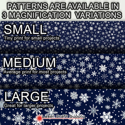 Creative Cast Acrylics - Snowflakes All Over