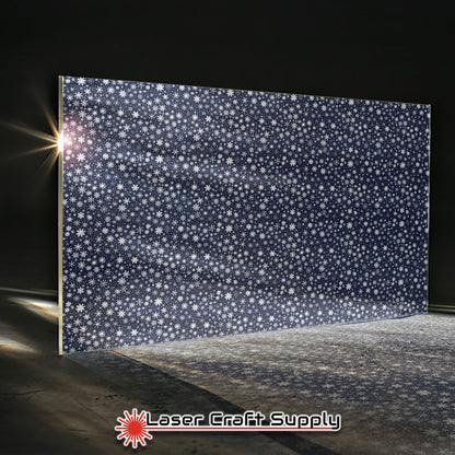 Creative Cast Acrylics - Snowflakes All Over