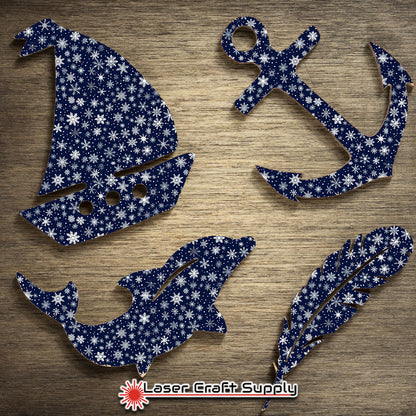 Creative Cast Acrylics - Snowflakes All Over