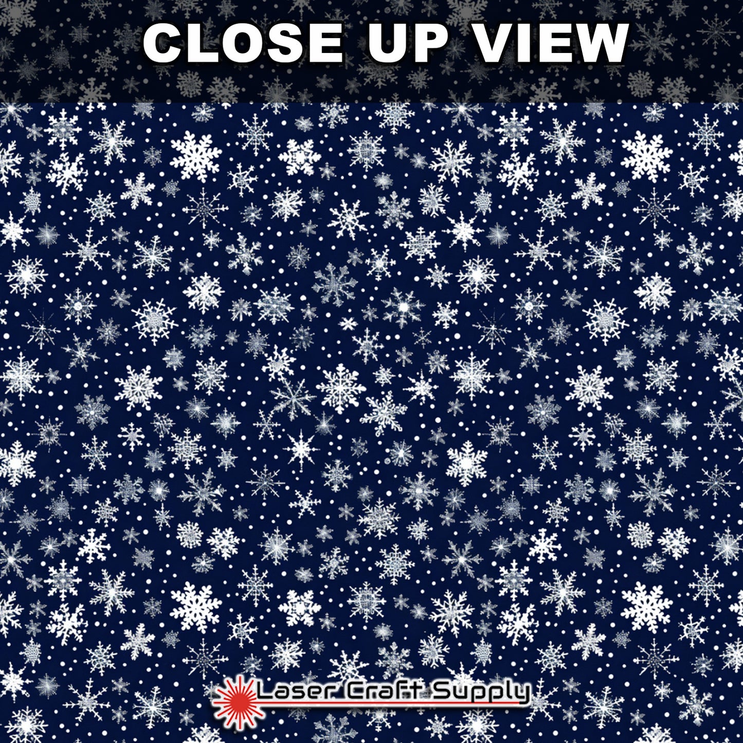 Creative Cast Acrylics - Snowflakes All Over