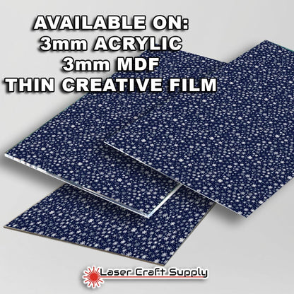 Creative Cast Acrylics - Snowflakes All Over