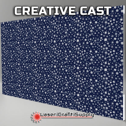 Creative Cast Acrylics - Snowflakes All Over
