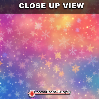 Creative Cast Acrylics - Snowflakes in Color Mist