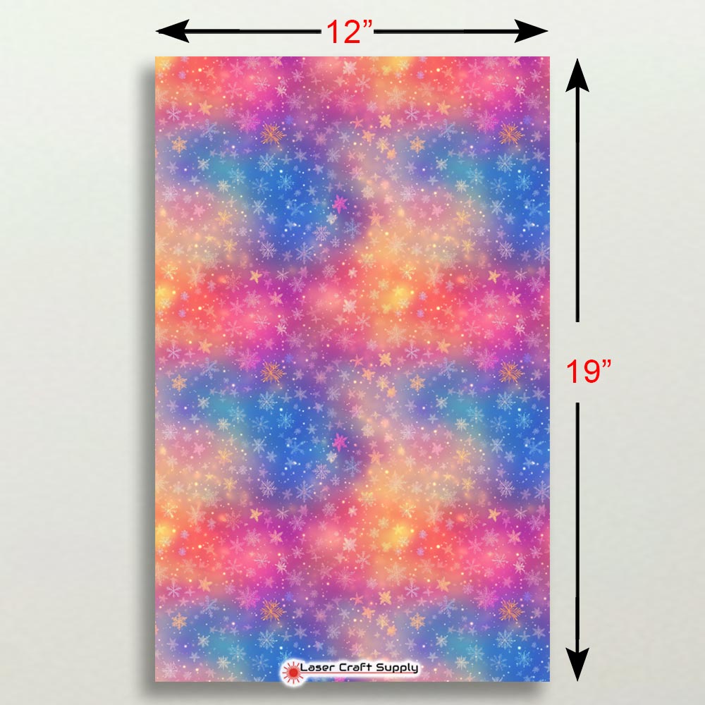 Creative Cast Acrylics - Snowflakes in Color Mist