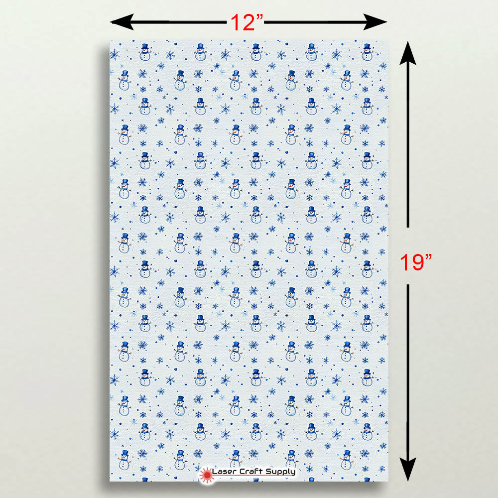 Snowmen and Snowflakes on White - Creative Cast