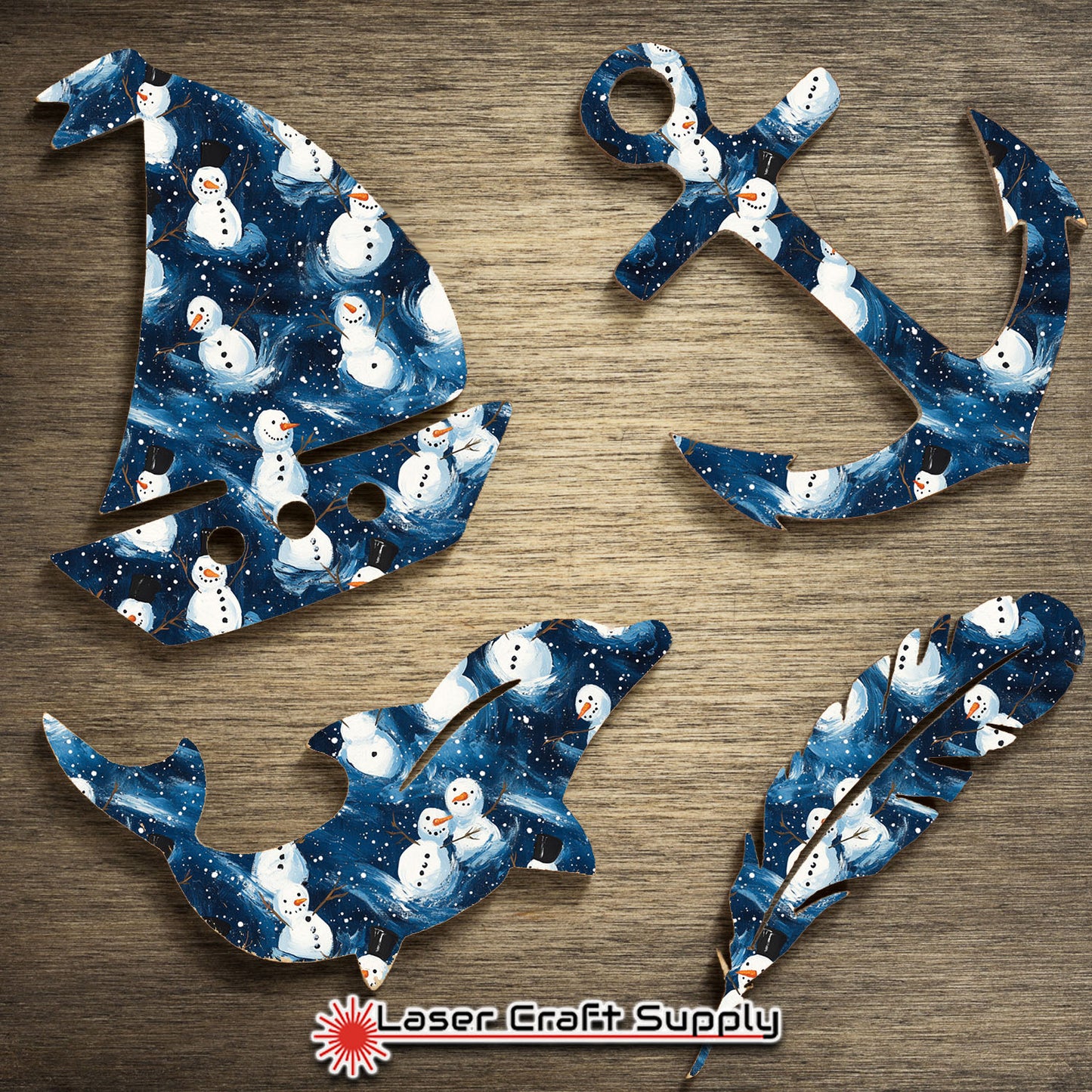 Creative Cast Acrylics - Snowmen in a Blizzard