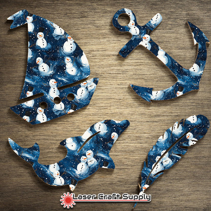 Creative Cast Acrylics - Snowmen in a Blizzard