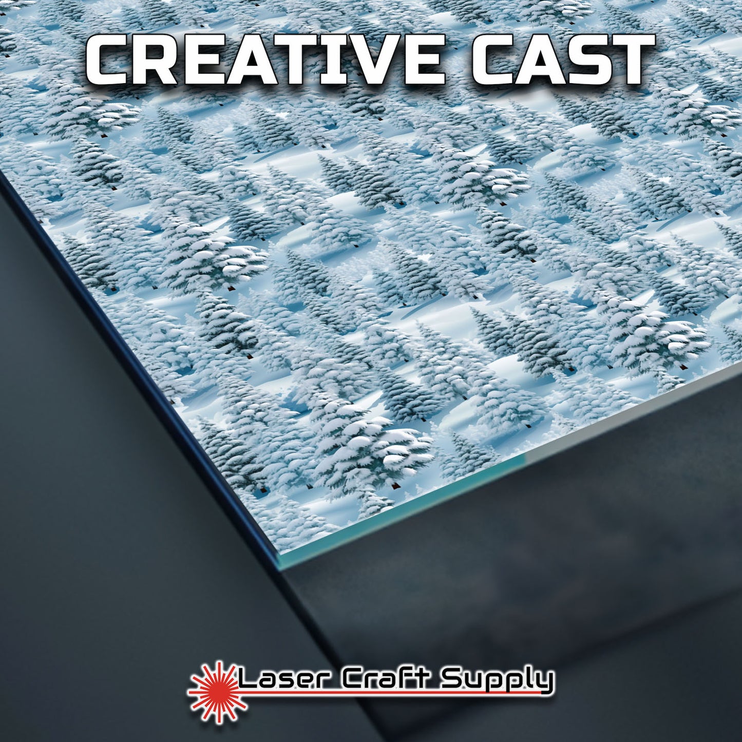Creative Cast Acrylics - Snowy Trees