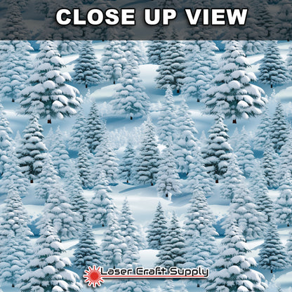 Creative Cast Acrylics - Snowy Trees