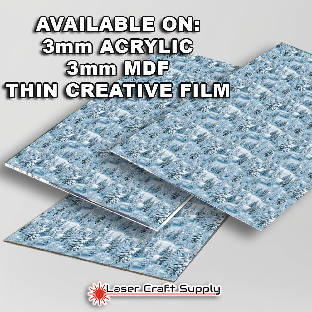 Creative Cast Acrylics - Snowy Trees