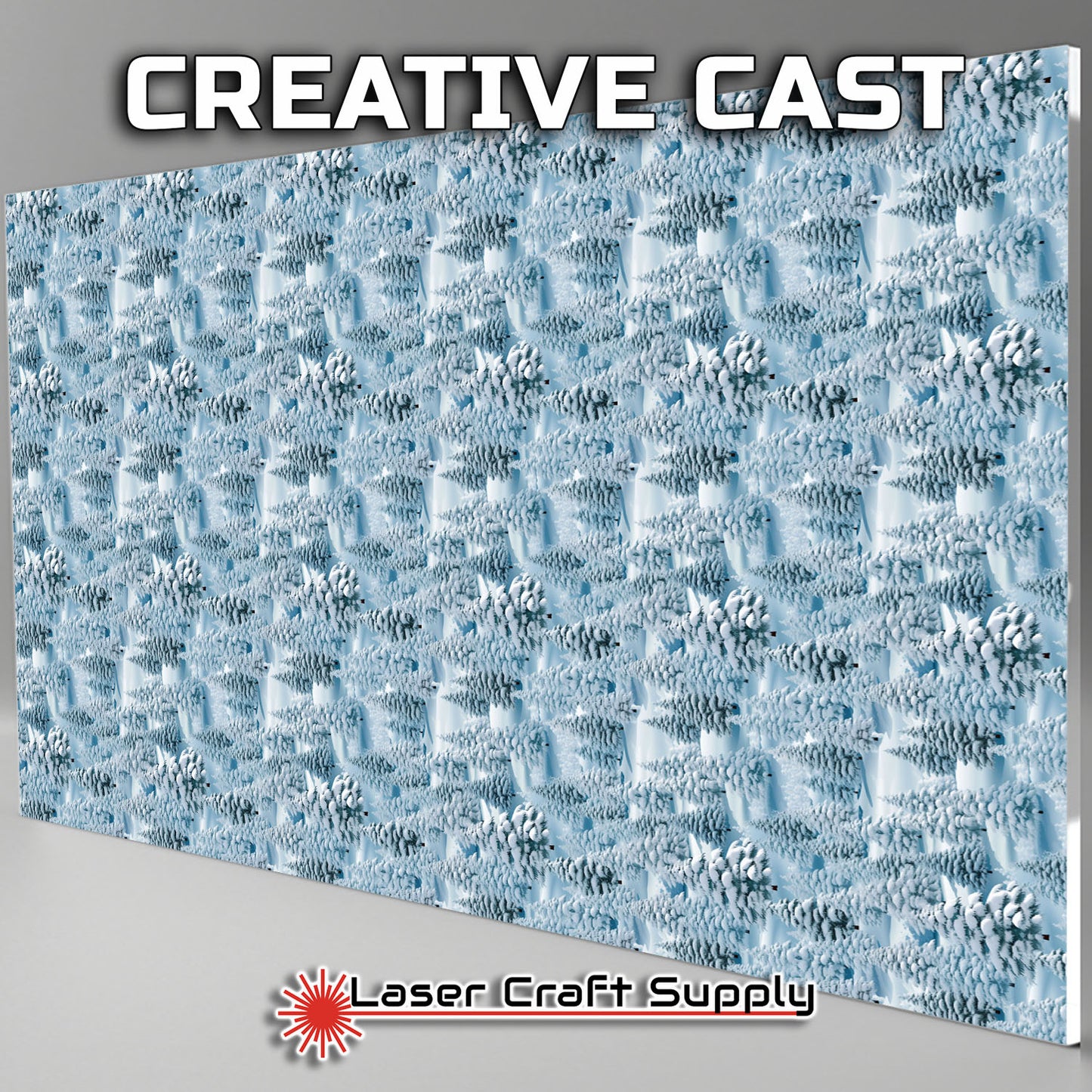 Creative Cast Acrylics - Snowy Trees