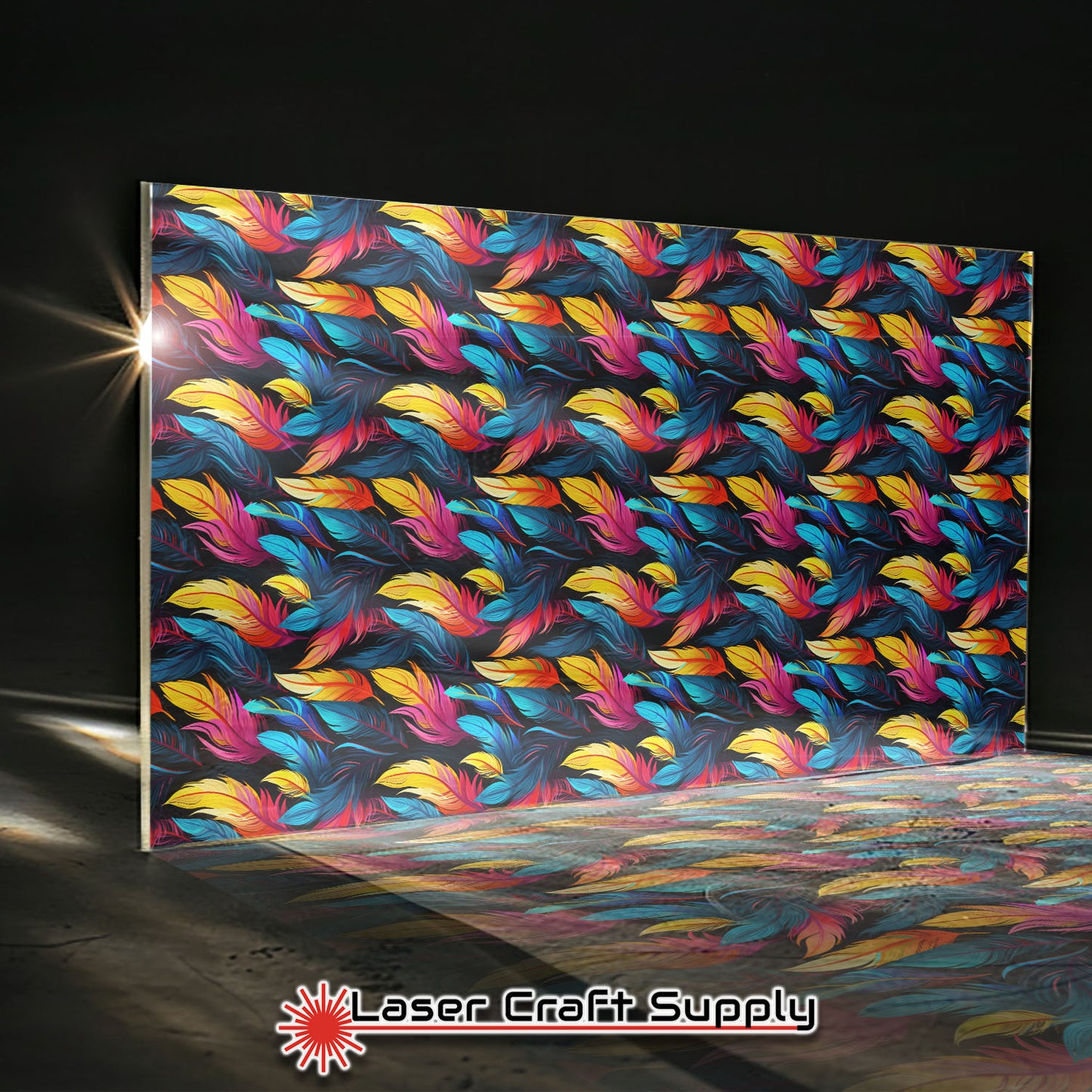 Creative Cast Acrylics - Soft Color Feathers