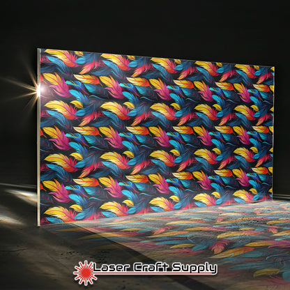 Creative Cast Acrylics - Soft Color Feathers