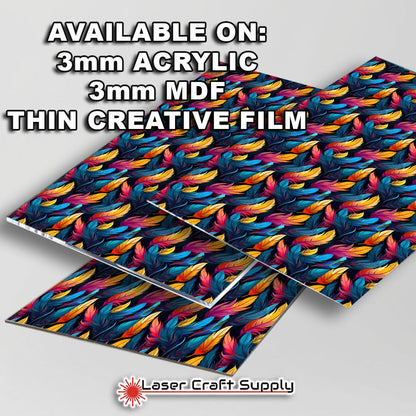 Creative Cast Acrylics - Soft Color Feathers