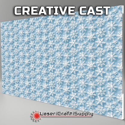 Creative Cast Acrylics - Soft Snowflakes