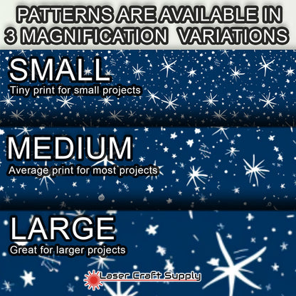 Creative Cast Acrylics - Sparky Snowflakes on Blue