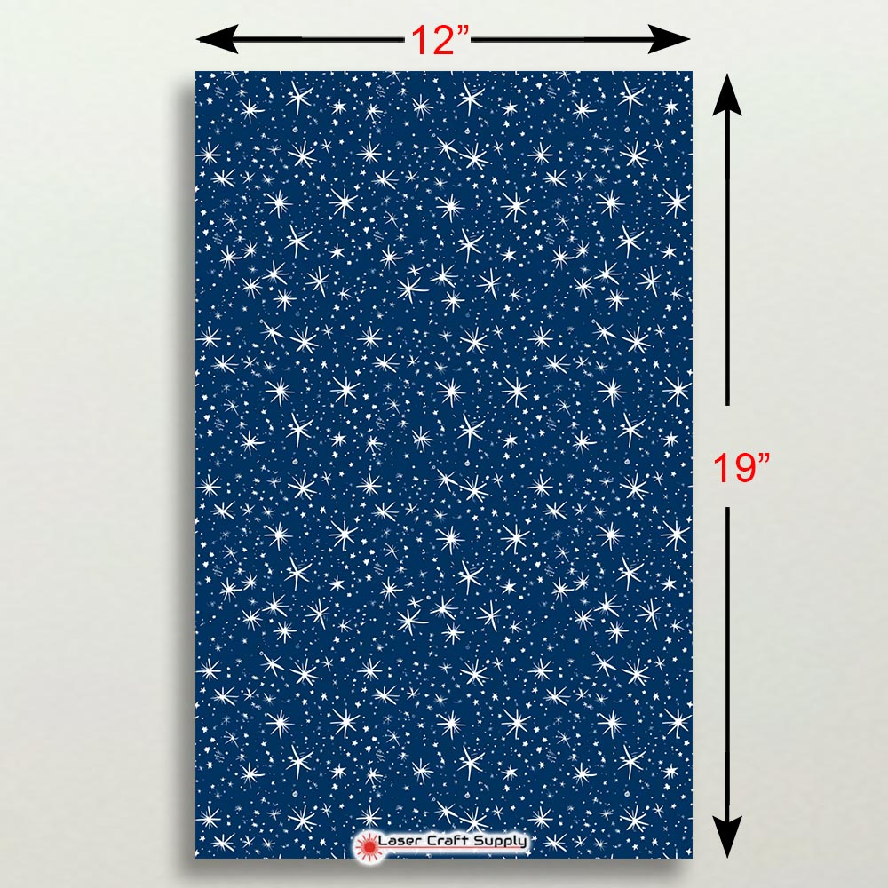 Creative Cast Acrylics - Sparky Snowflakes on Blue