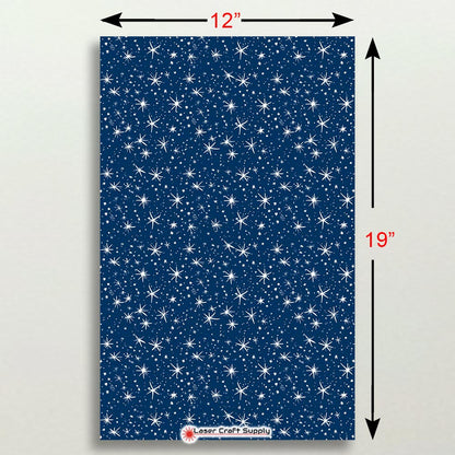 Creative Cast Acrylics - Sparky Snowflakes on Blue