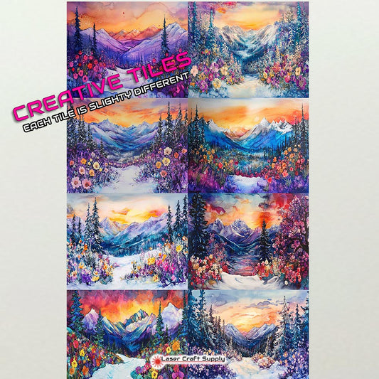 Springtime in the Mountains - Creative Tile