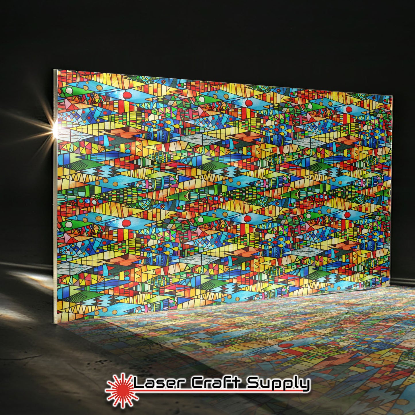 Creative Cast Acrylics - Amazing Christmas Trees- Stained Glass