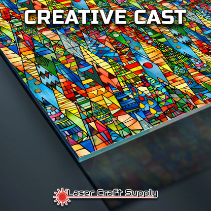 Creative Cast Acrylics - Amazing Christmas Trees- Stained Glass