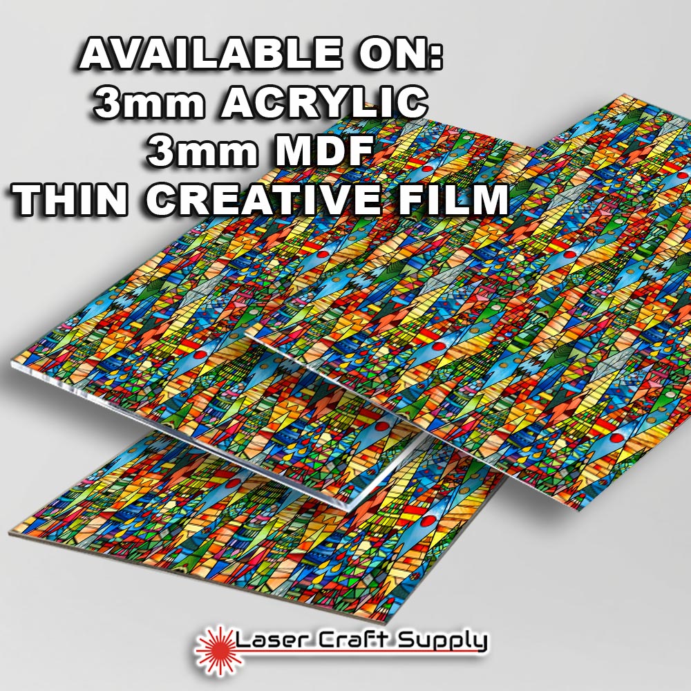 Creative Cast Acrylics - Amazing Christmas Trees- Stained Glass