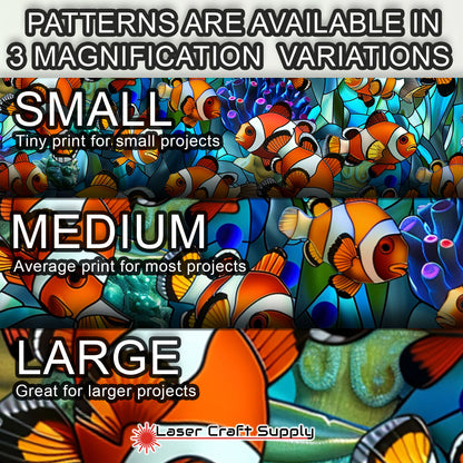 Creative Cast Acrylics - Clown Fish - Stained Glass