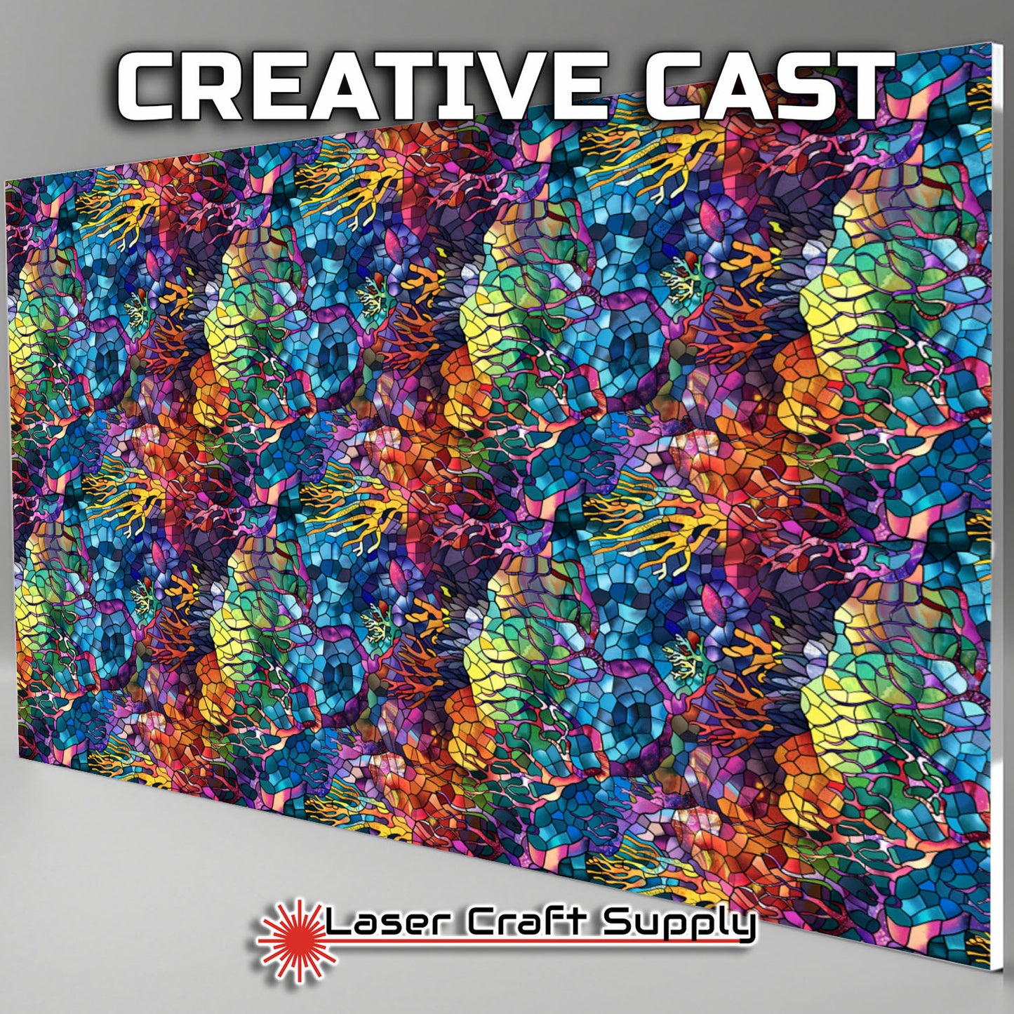 Creative Cast Acrylics - Corals- Stained Glass