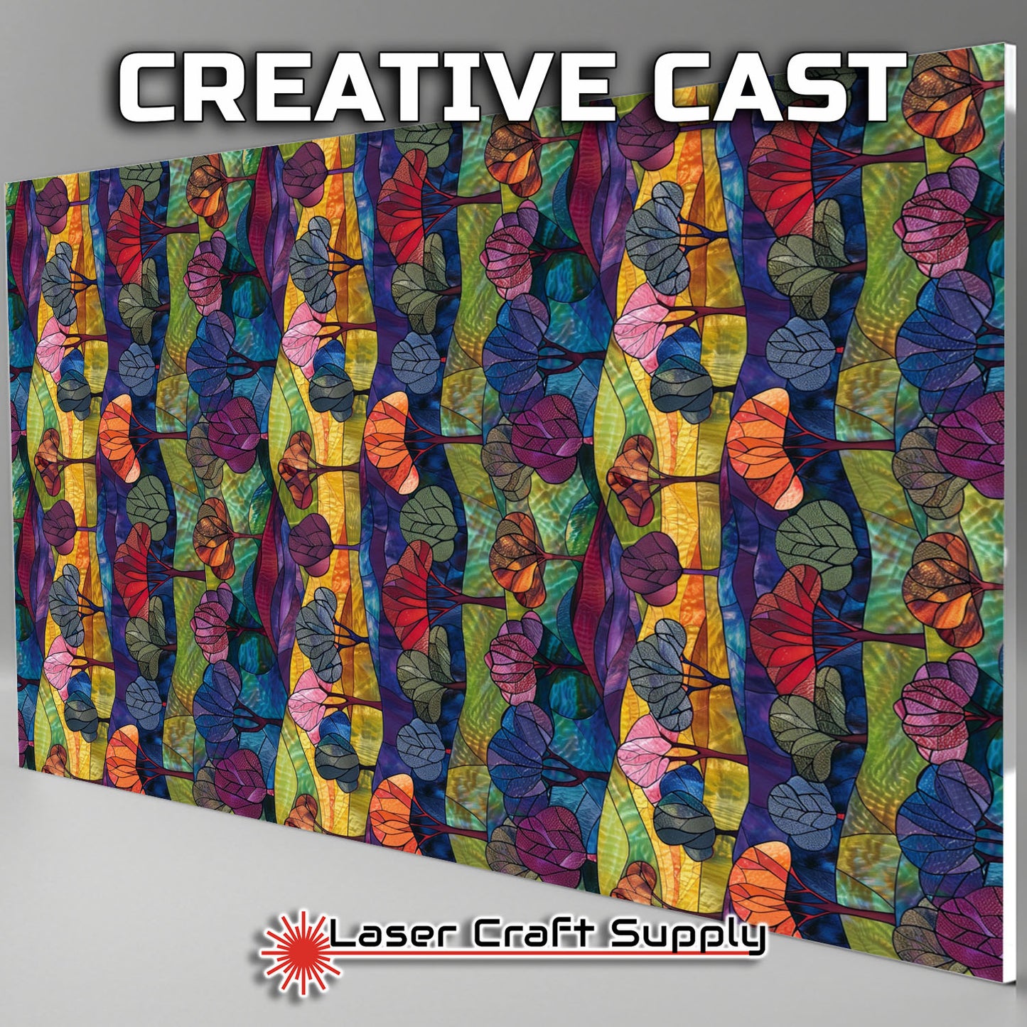 Creative Cast Acrylics - Happy Hills - Stained Glass