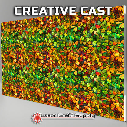 Creative Cast Acrylics - Hearts Like Leaves - Stained Glass