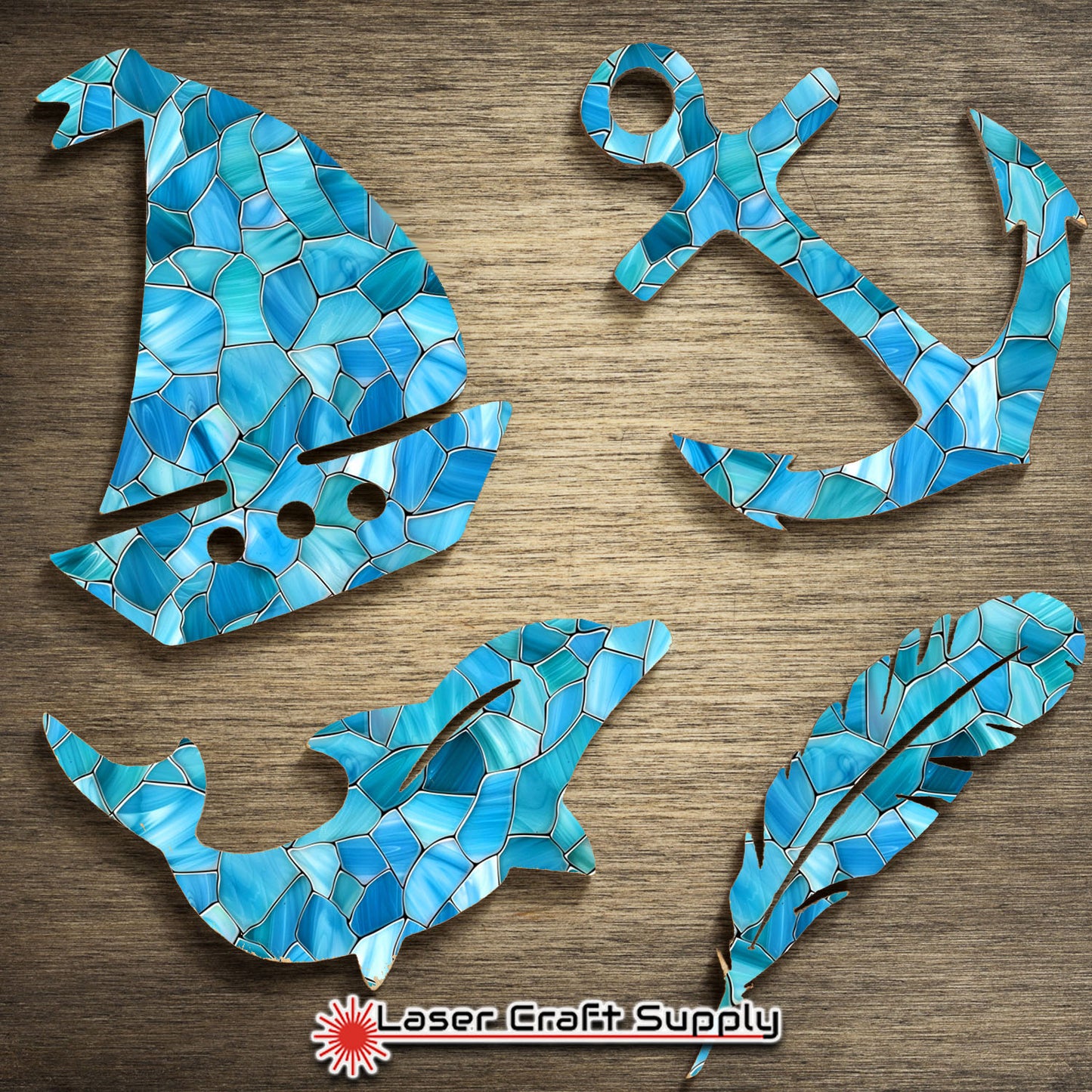 Creative Cast Acrylics - Ahh Blue - Stained Glass