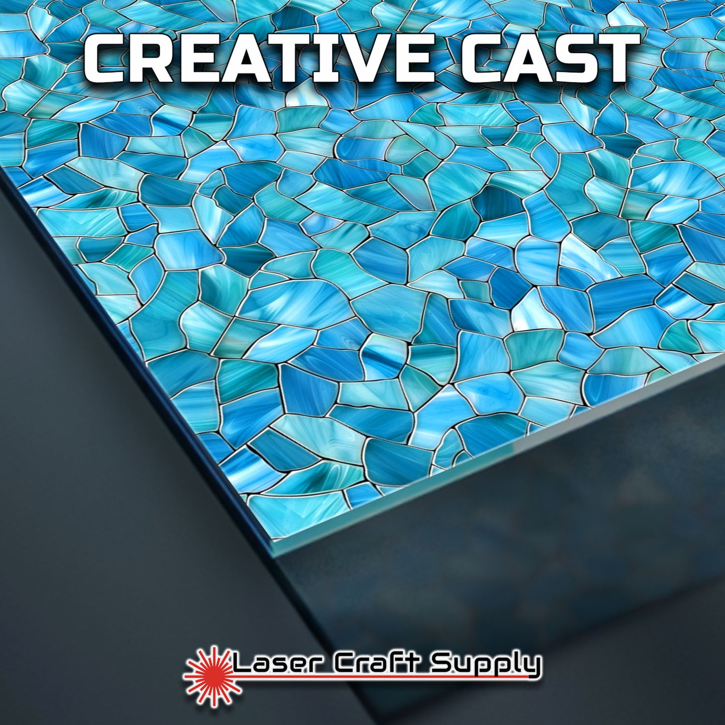 Creative Cast Acrylics - Ahh Blue - Stained Glass