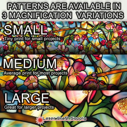 Creative Cast Acrylics - Blossoms and Buds - Stained Glass