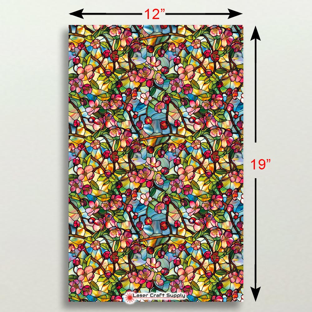 Creative Cast Acrylics - Blossoms and Buds - Stained Glass