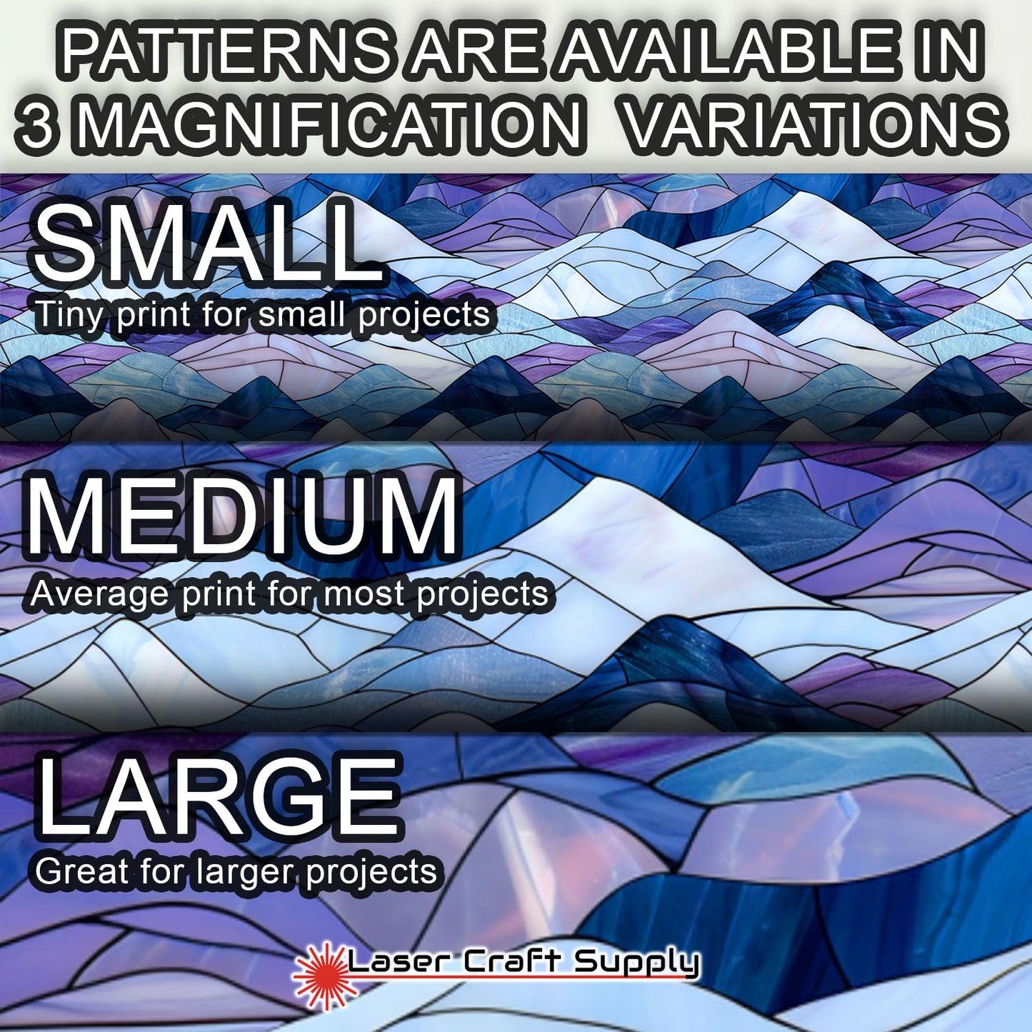 Creative Cast Acrylics - Blue Mountains- Stained Glass