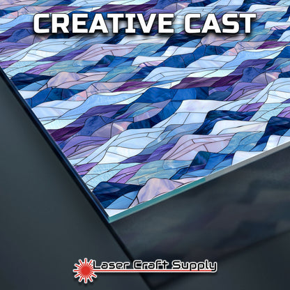 Creative Cast Acrylics - Blue Mountains- Stained Glass