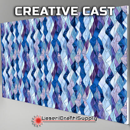 Creative Cast Acrylics - Blue Mountains- Stained Glass