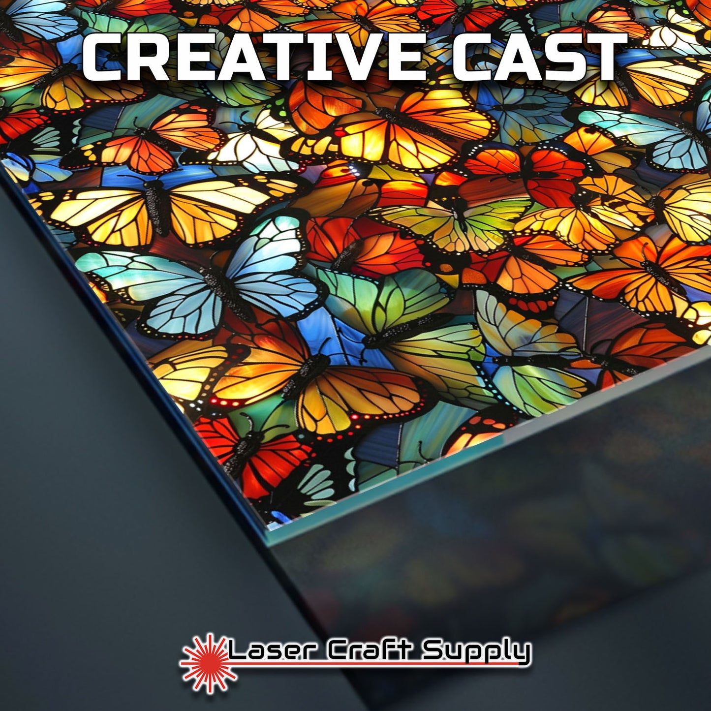 Creative Cast Acrylics - Butterflys WOW! - Stained Glass