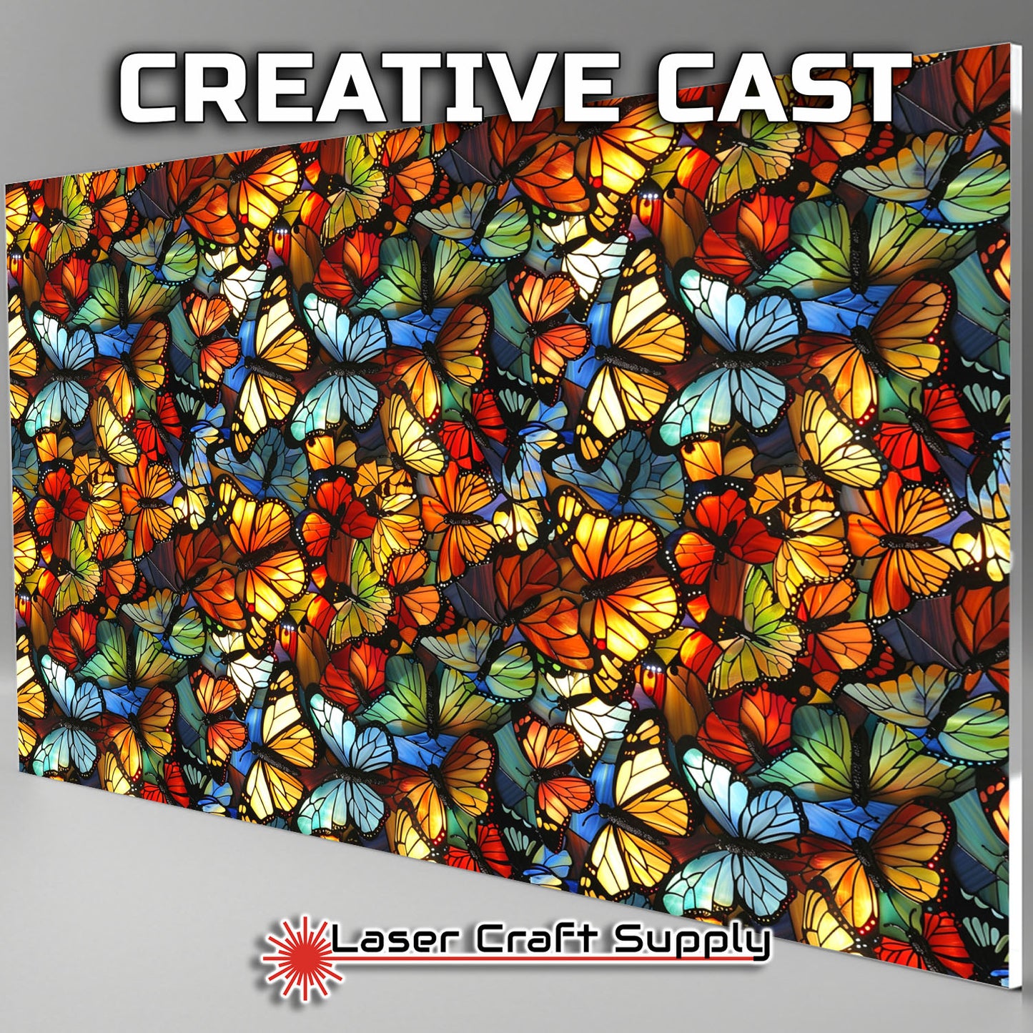 Creative Cast Acrylics - Butterflys WOW! - Stained Glass