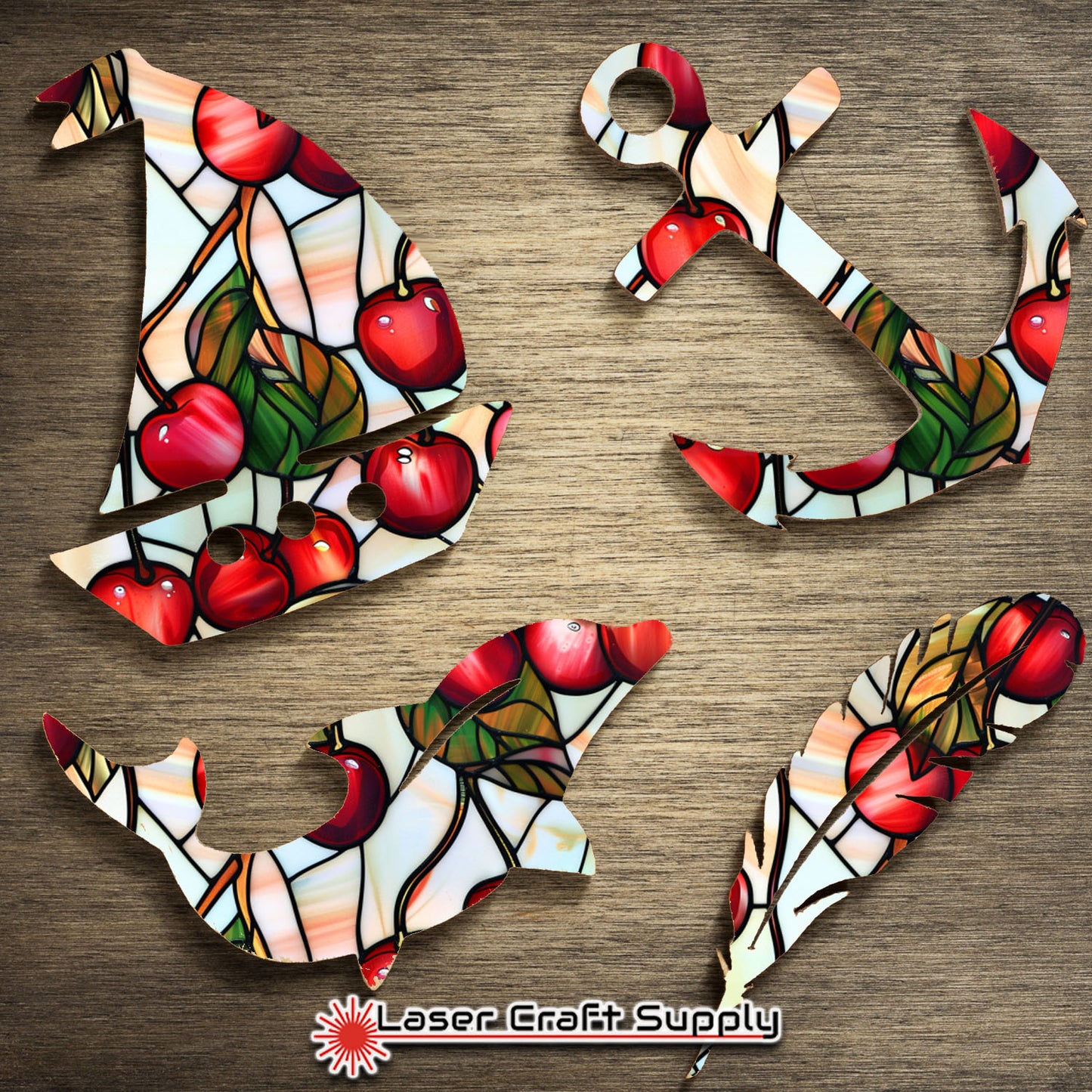 Creative Cast Acrylics - Very Cherry- Stained Glass