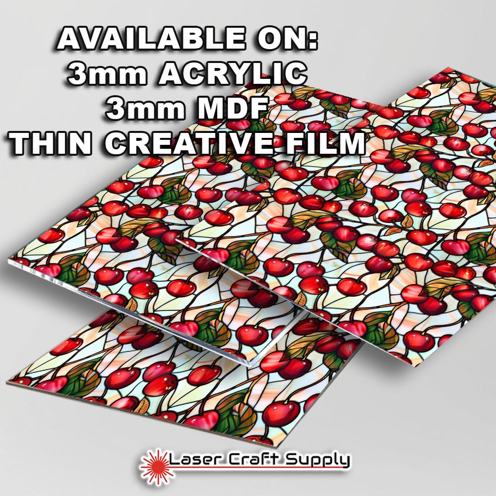 Creative Cast Acrylics - Very Cherry- Stained Glass