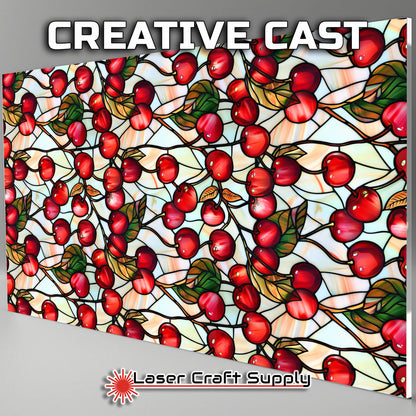 Creative Cast Acrylics - Very Cherry- Stained Glass