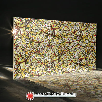 Creative Cast Acrylics - Cherry Blossoms- Stained Glass