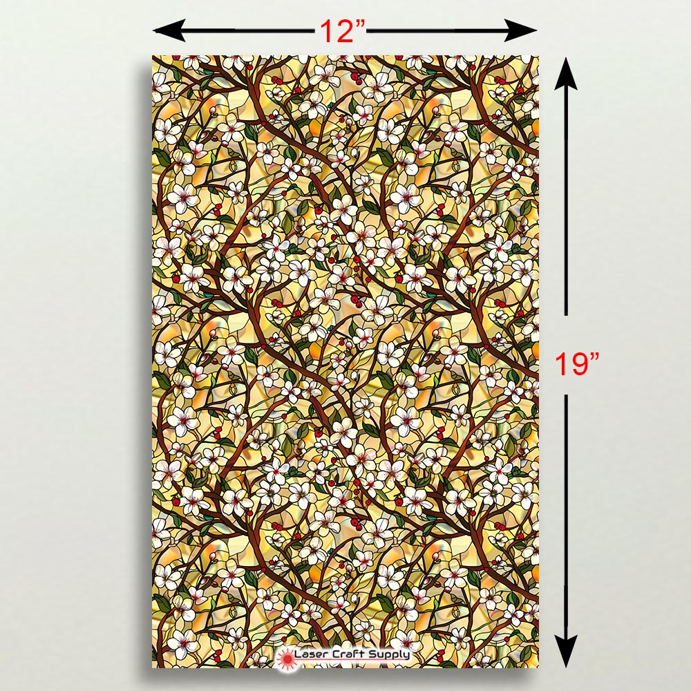 Creative Cast Acrylics - Cherry Blossoms- Stained Glass