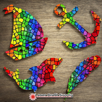 Creative Cast Acrylics - Color Crystals - Stained Glass