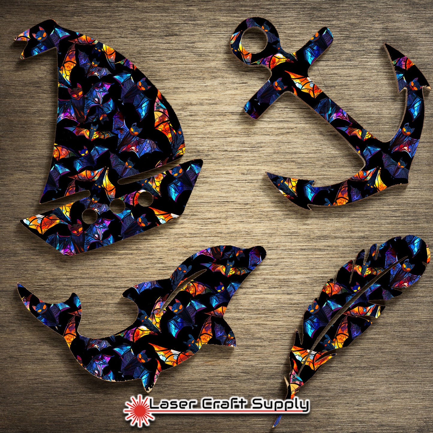 Creative Cast Acrylics - Color Bats - Stained Glass